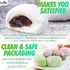 Fusion Select Mochi Daifuku Snacks - Traditional Japanese Rice Cakes with Filling, Flavored Asian Sweet Desserts (Green