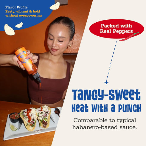 10oz Racha Organics Medium Heat Sriracha Hot Sauce - USDA Organic Sriracha Sauce Made with Estate-Grown Thai Chili