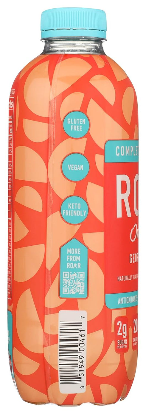 18 Oz Roar, Drink Hydration Georgia Peach Organic Fl
