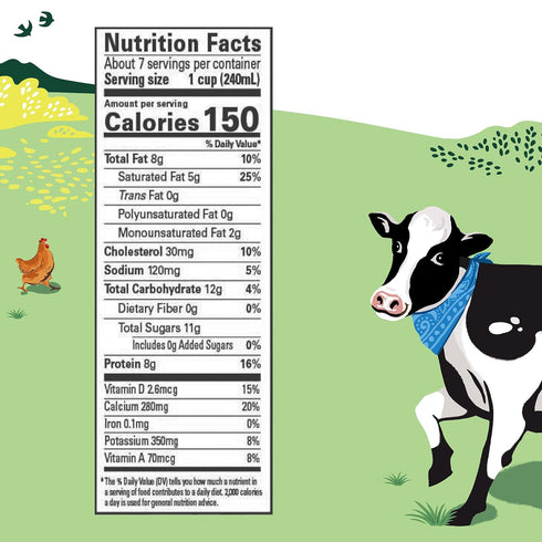 59 oz Organic Valley Grassmilk Organic Grass Fed Whole Milk