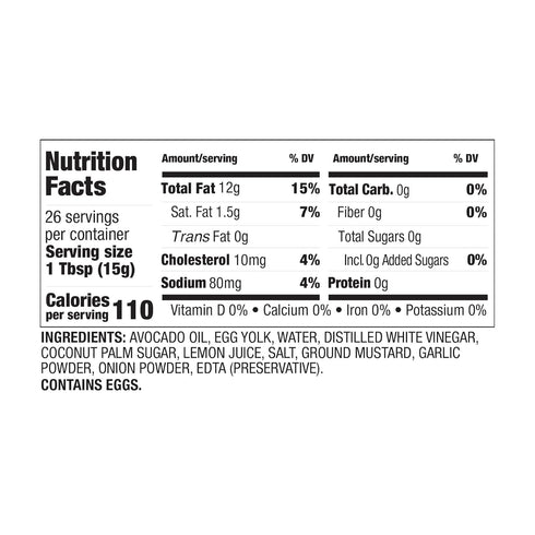 (15 (Pack 2) BetterBody Foods Avocado Oil Mayonnaise, Non-GMO Mayo Spread Made with Cage-Free Eggs, Paleo Ounces)