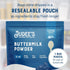 5 lb Judee's Gluten Free Buttermilk Powder - Shelf-Stable Bulk Powdered Buttermilk - Gluten Free Pancake & Cornbread