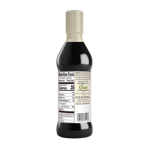 8,5 Oz (250ml) De Nigris Organic Glaze With Balsamic Vinegar Of Modena | Balsamic Glaze with Balsamic Vinegar From