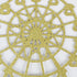 Golden Paper Ferris Wheel Cake Decoration for Birthday Celebrations for Boys and Girls