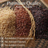 Set 4 4 LB Organic Thai Jasmine Rice Gift - Kinds of Rice - Brown Jasmine - Red Jasmine - Black Jasmine Riceberry