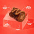 5 pack) Realsy Pitted & Stuffed Medjool Dates, Organic Dates with No Sugar Added, Gluten-Free, Vegan, Good Source