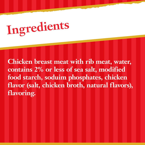 5 (Pack 12) Hormel Premium Canned Chunk Chicken Breast in Water, Ounce