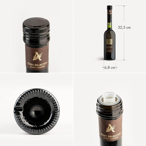 17 Oz DESERT MIRACLE Cold Pressed Polyphenol Rich Moroccan Olive Oil, Extra Virgin Olive Oil with High Polyphenols
