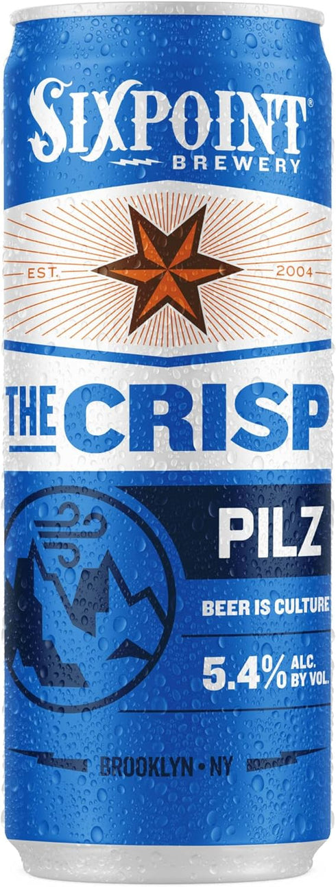 Sixpoint Brewery 6pk, 12 Oz Sixpoint, Pilsner Crisp, Fl