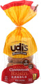 Udi's Cinnamon Raisin Gluten Free Bagels