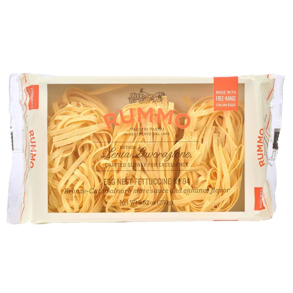 Rummo Fettuccine Pasta N.94 - Fettuccine Pasta Noodles, Dry Pasta, Curly Noodles,