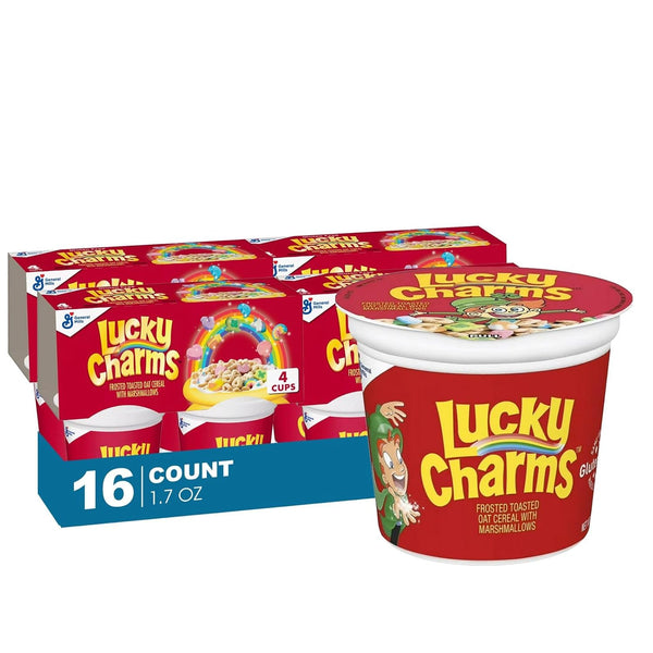 General Mills Lucky Charms 16-Cups of Gluten-Free Kids' Breakfast Cereal with Marshmallows