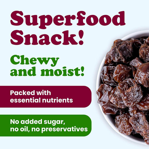 12 Food to Live - Dried Sour Cherries, Ounces Tart, Soft & Juicy Nature's Candy. Whole Fruit Snack. Lightly Sweetened