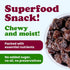3 Food to Live - Dried Sour Cherries, Pounds Tart, Soft & Juicy Nature's Candy. Whole Fruit Snack. Lightly Sweetened