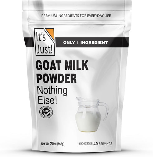 It's Just! - Goat Milk Powder (1.25lb) Grass-Fed Australian Source, Heavy Metal