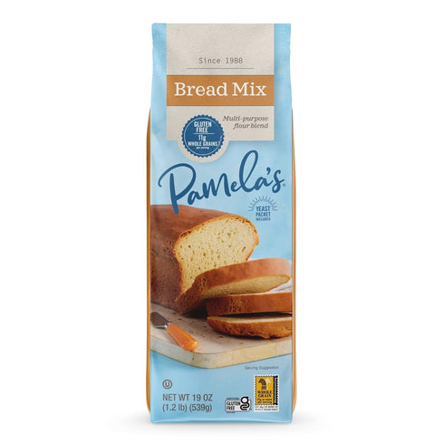 19-Ounce Packages (Pack 6) Pamela's Products Gluten Free, Bread Mix