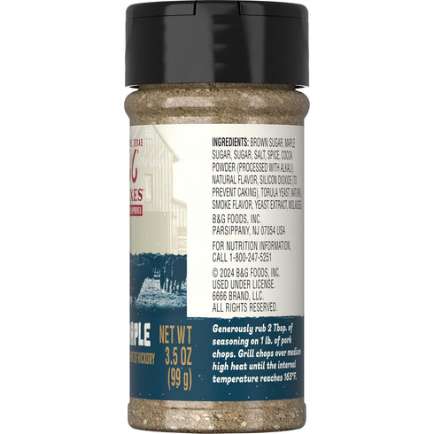 6666 Four Sixes Smoky Maple Seasoning, 3.5 Ounce