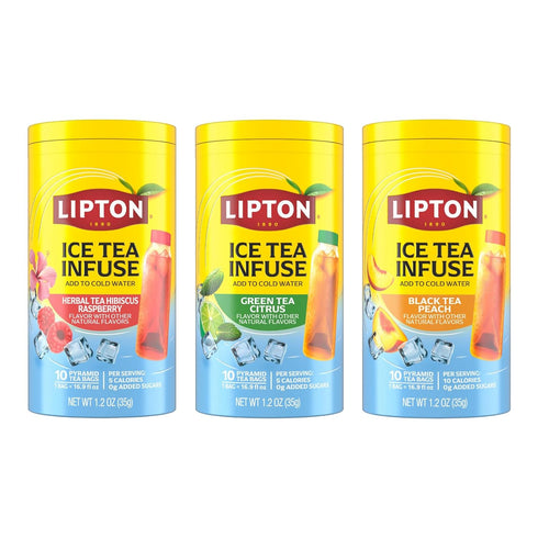 Lipton Ice Tea Infuse (Hibiscus Rapberry, Green Tea Citrus, Black Tea Peach)