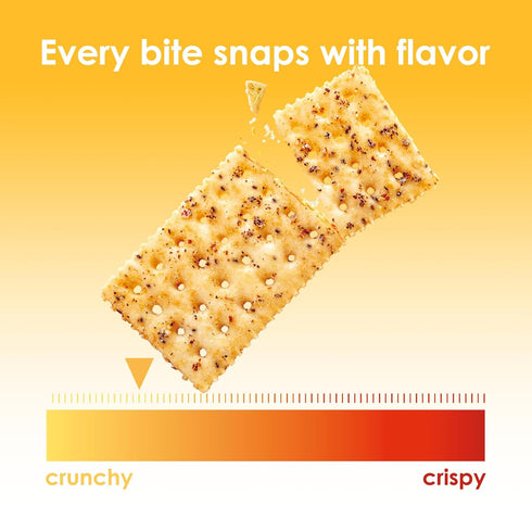Pairing,14.1oz (400g) Packets Vloong Black Truffle and Prosciutto Soda Crackers with Chia Seeds and Quinoa, Savory