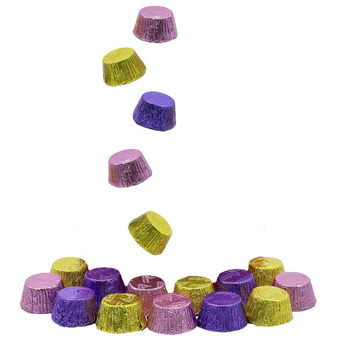 Fruidles Easter Peanut Butter Cups Milk Chocolate, Half-Pound, Happy Easter Day Eggs, Party Bag Fillers, Individually
