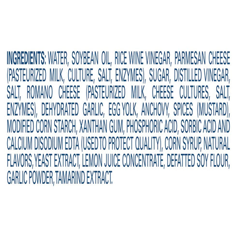 1 128 (Pack 1) Hellmann's Classics Caesar Salad Dressing Jug Gluten Free, No Artificial Flavors, Colors or High