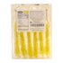 Extra Large Rock Candy Sticks, 6 Yellow Banana Flavored, Individually Wrapped for Party Favors