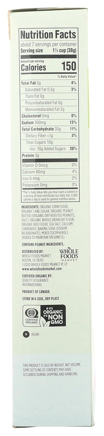 365 10 by Whole Foods Market, Organic Peanut Butter Balls, Ounce