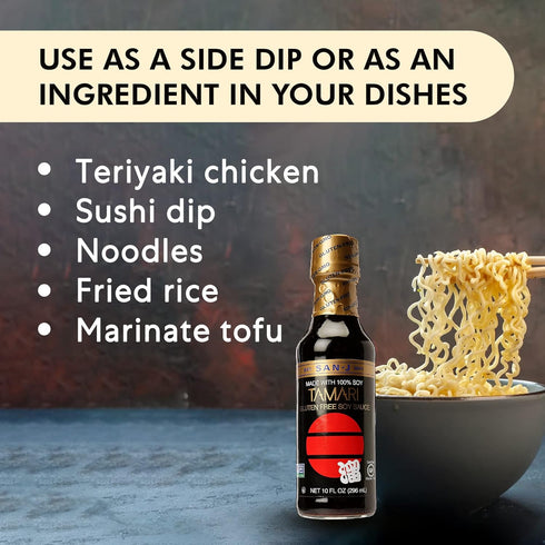 San-J Tamari Premium Soy Sauce, 10 oz