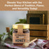 8.5oz (Pack 1) Village Batch Raw Organic Oak Honey Jar of from Foloi Oak Forest, Dark Amber, Rich Caramel and Toffee