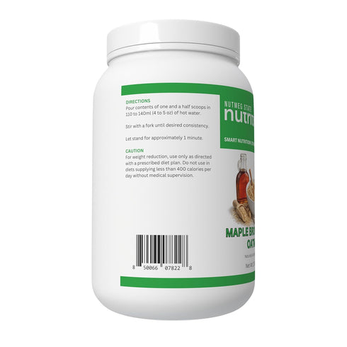 15g 90 0g 20 17.6 Nutmeg State Nutrition - High Protein Instant Oatmeal Mix, Keto Friendly, Protein, Calories, Sugar