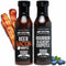 Elijah's Xtreme BBQ Bundle, 12oz bottles - Beer Bacon Maple & Bourbon Blueberry Chipotle Sauces