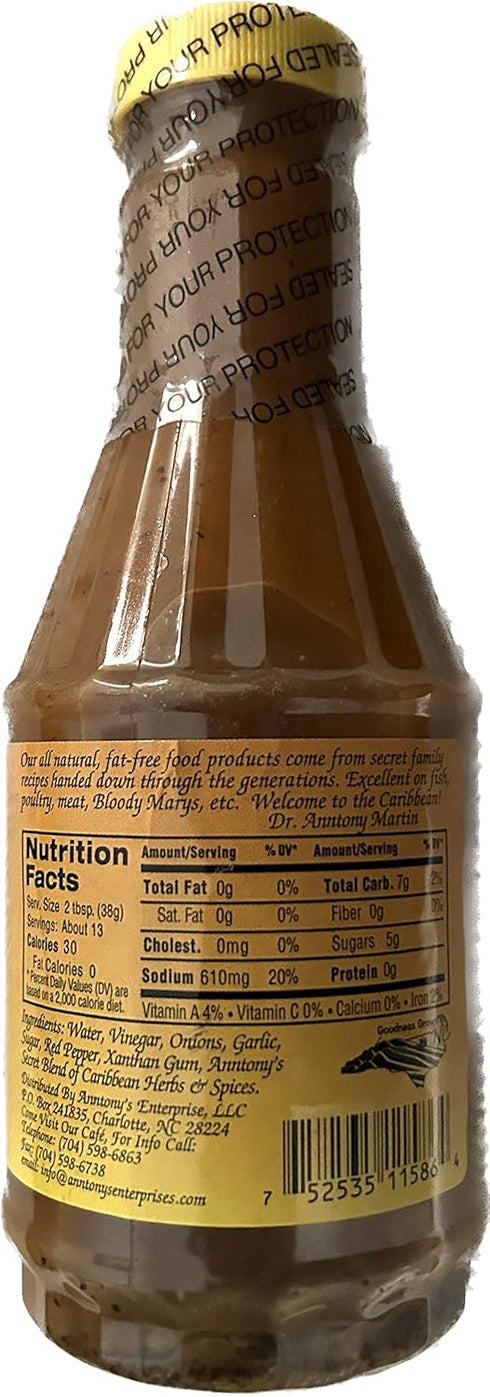 Anntonys Caribbean All Purpose Sauce (17oz)