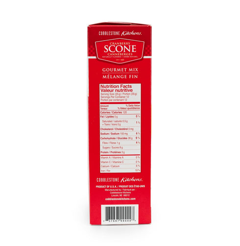 Cobblestone Kitchens 15 oz. Cranberry Scone Mix | Box