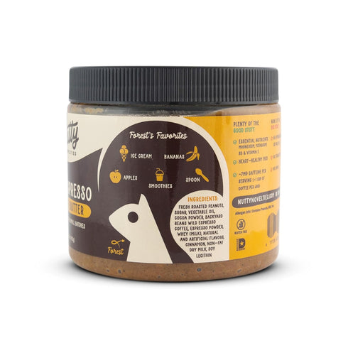 2 15 Nutty Novelties Espresso Coffee Peanut Butter - High Protein, Low Sugar Healthy Peanut Butter - All-Natural