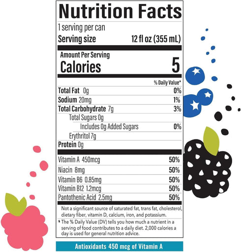 Generic 72fl Oz 6 (12fl BUBBLR Antioxidant Sparkling Water - cans each)