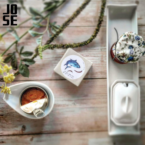 3, 75g Canned Spiced Tuna Pat by Jose Gourmet, Wild Caught Portuguese Tuna, Tinned Fish Pat, High Protein Sustainable