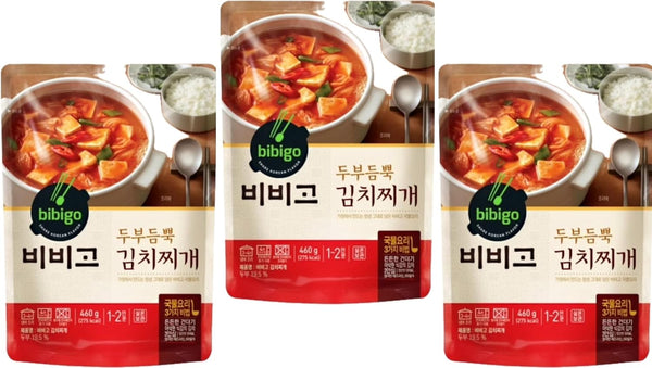 Alliving Traditional Korean food Kimchi Stew with Tofu 16.22oz (3pack)