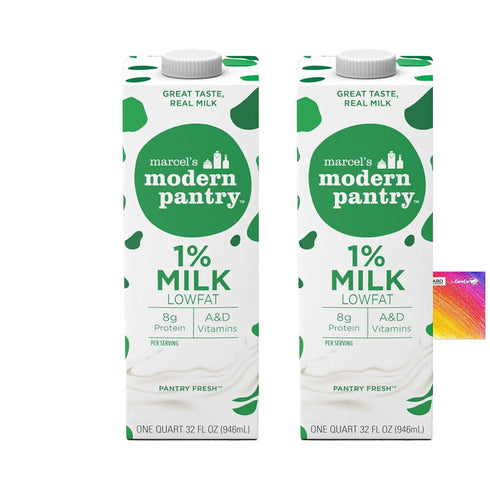 CURECOR Shelf-Stable Milk Bundle - Includes Two Pack of Marcel's Modern Pantry Shelf-Stable