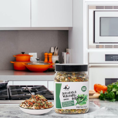 6 OZ YUHO Ramen Toppings Dehydrated Dried Kimchi Vegetable Flakes All Natural Gluten Free & Allergen Free