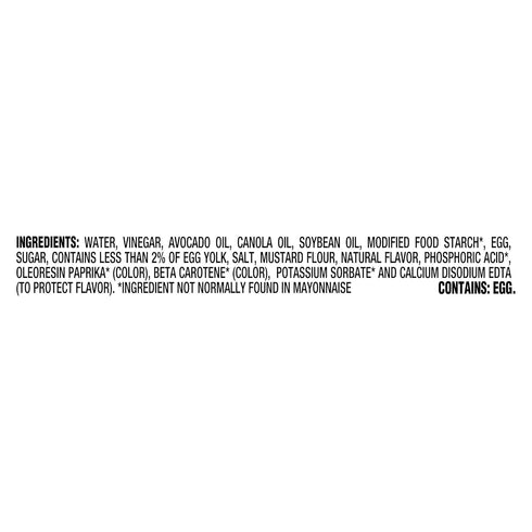 Kraft 30 oz Mayo with Avocado Oil Reduced Fat Mayonnaise - Classic Creamy Condiment for Sandwiches and Salads, Made