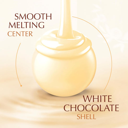 12.7 oz. Lindt LINDOR White Chocolate Candy Truffles, Bag