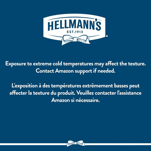 325ml/11 fl.oz. Hellmann's Classic Burger Sauce, Gluten Free and Certified Kosher, Bottle