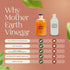 (1/14oz Mother Earth, Organic Apple Cider Vinegar with The Mother, Fresh Pressed Organic Apples, OACV, ACV, Raw