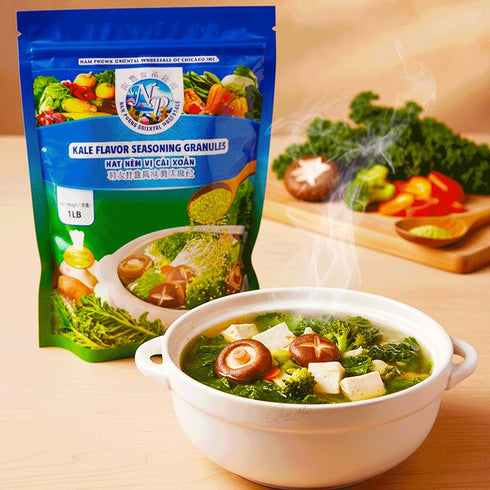 Generic 1 lb (16 oz 454 Premium Kale Seasoning Powder Japanese Technology, Plant-Based Savory Umami Flavor, All-Purpose