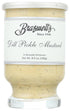 Braswells Dill Pickle Mustard 8.5 ounce jar