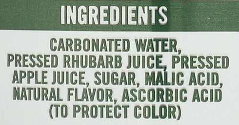 11 Oz (Pack 4) Cawston Press Sparkling Water, Rhubarb & Crisp Apple, Fl