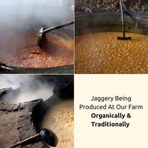 1 lb (450g), Danodia Foods Organic Jaggery Cubes Pure & Natural, No Additives Sweetener, Vegan & Gluten-Free