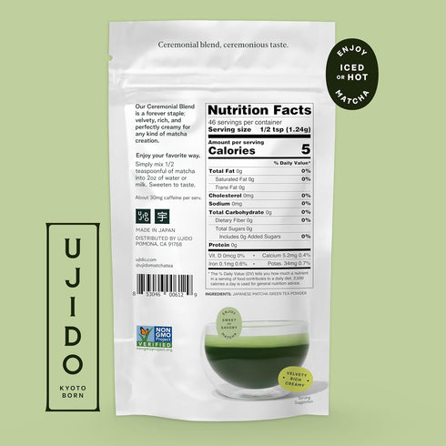 Ujido The Path of Zen Japanese Matcha Green Tea Powder, Ceremonial Blend (2 oz)