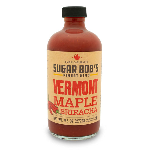 Sugar Bob’s Finest Kind Vermont Maple Sriracha, Original Sweet and Spicy Hot Sauce, 9.6 oz, Pack of 1