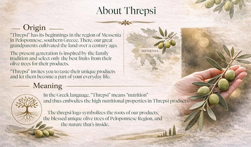 100% Threpsi Organic Extra Virgin Olive Oil | Extracted Cold | Koroneiki Olives | Grown by Small Family Farmers near